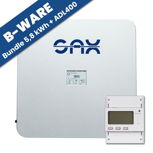 SAX Power Home 5,8 kWh 1-6-5-230 mit Smartmeter ADL400 (B-Ware mit max. 20 Zyklen)