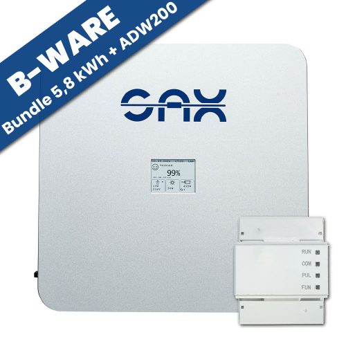 SAX Power Home 5,8 kWh 1-6-5-230 mit Smartmeter ADW200 (B-Ware mit max. 20 Zyklen)